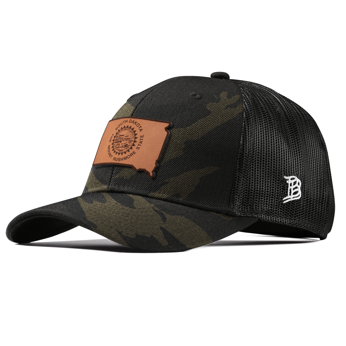 South Dakota 40 Curved Trucker Midnight Camo
