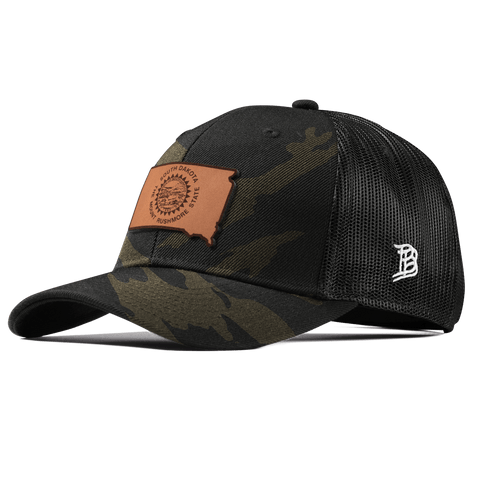 South Dakota 40 Curved Trucker Midnight Camo