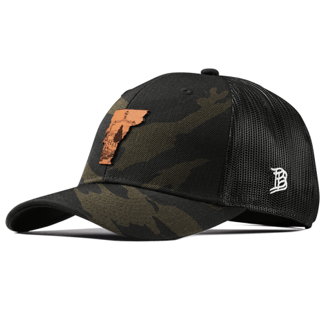 Vermont 14 Curved Trucker Midnight Camo