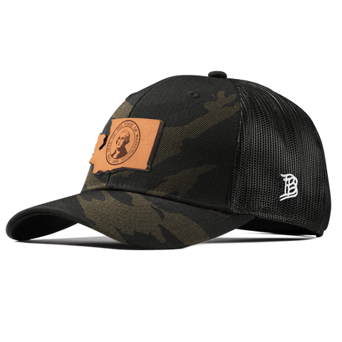 Washington 42 Curved Trucker Midnight Camo