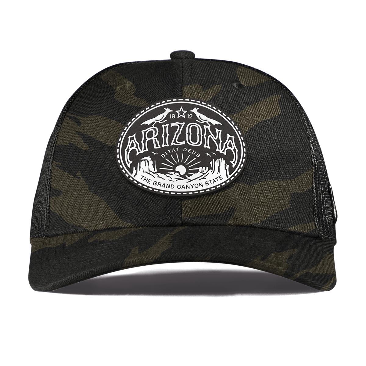 Arizona Traveler Curved Trucker Midnight Camo