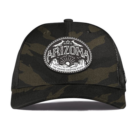 Arizona Traveler Curved Trucker Midnight Camo