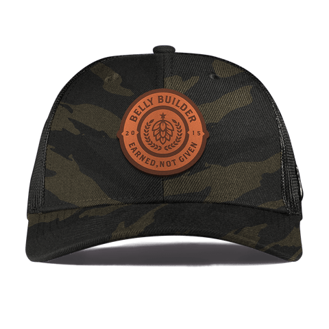 Belly Builder Curved Trucker Midnight Camo