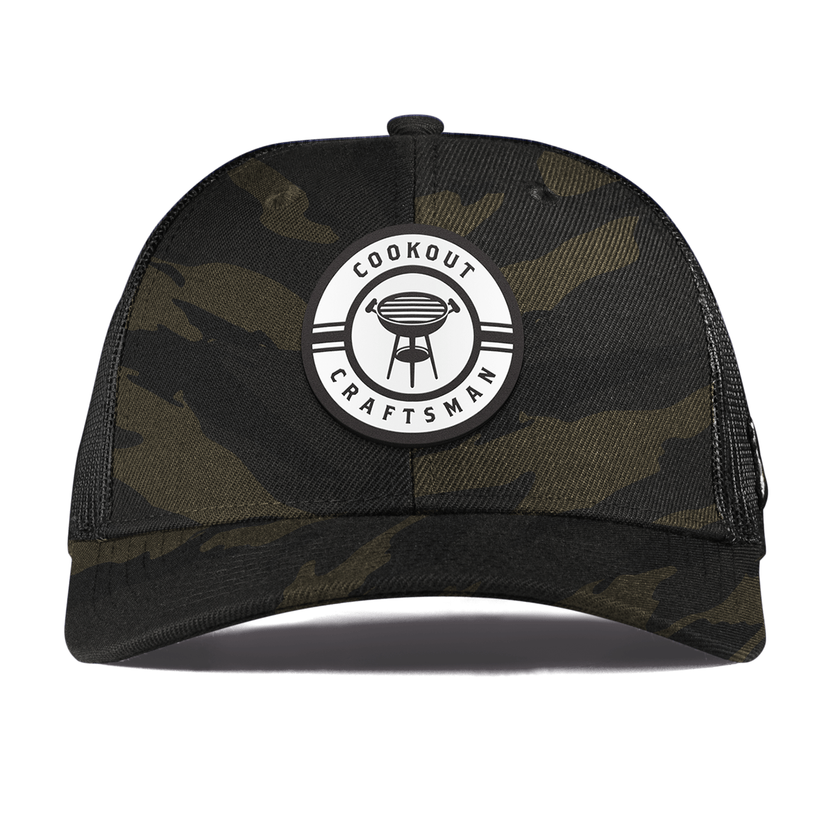Cookout Craftsman Curved Trucker Midnight Camo