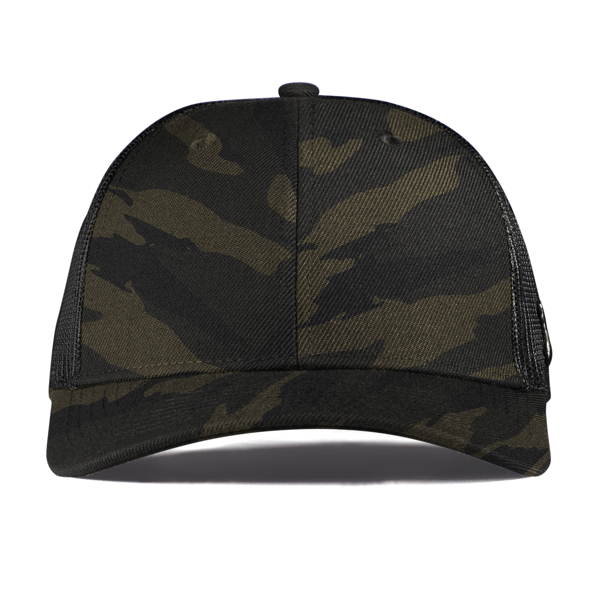 Bare Curved Trucker Midnight Camo Front