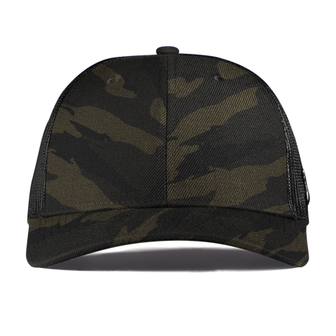 Bare Curved Trucker Midnight Camo Front