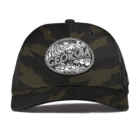 Georgia Traveler Curved Trucker Midnight Camo