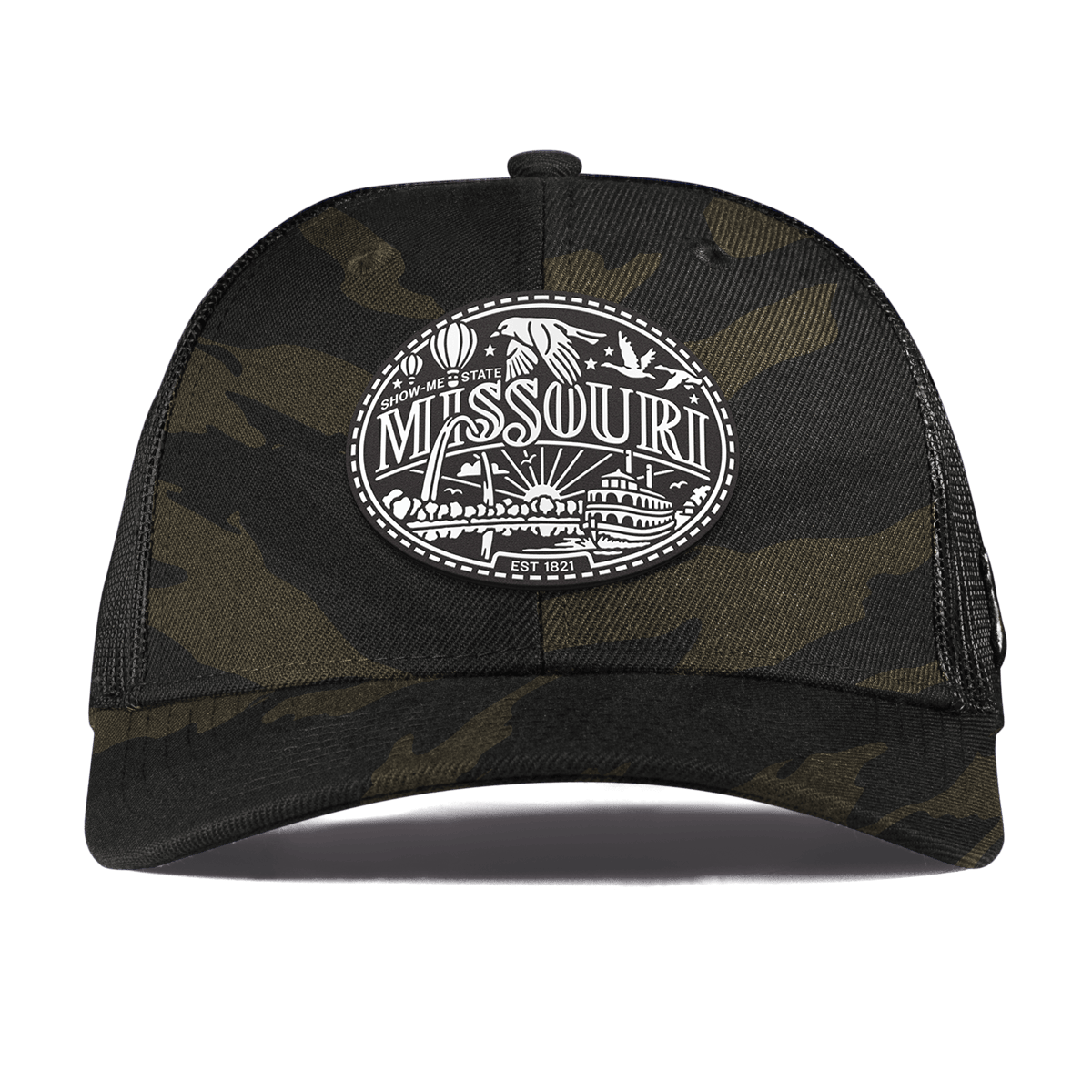 Missouri Traveler Curved Trucker Midnight Camo