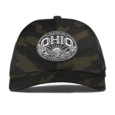 Ohio Traveler Curved Trucker Midnight Camo