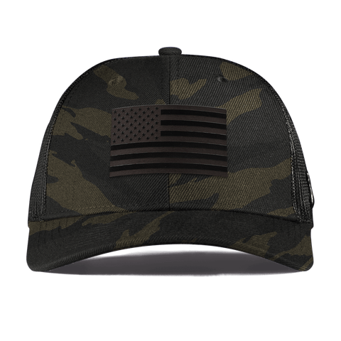 Old Glory Midnight Curved Trucker