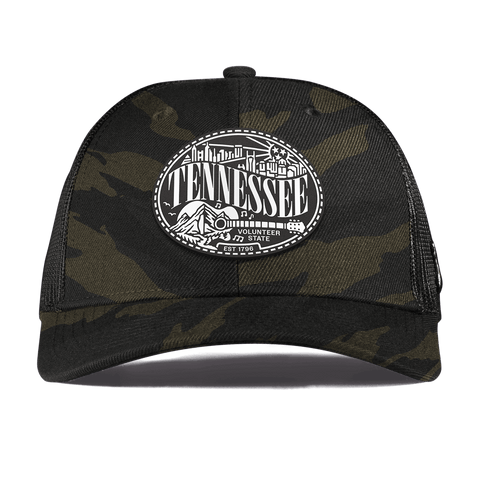 Tennessee Traveler Curved Trucker Midnight Camo