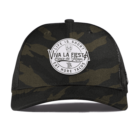 Branded Fiesta Curved Trucker Midnight Camo