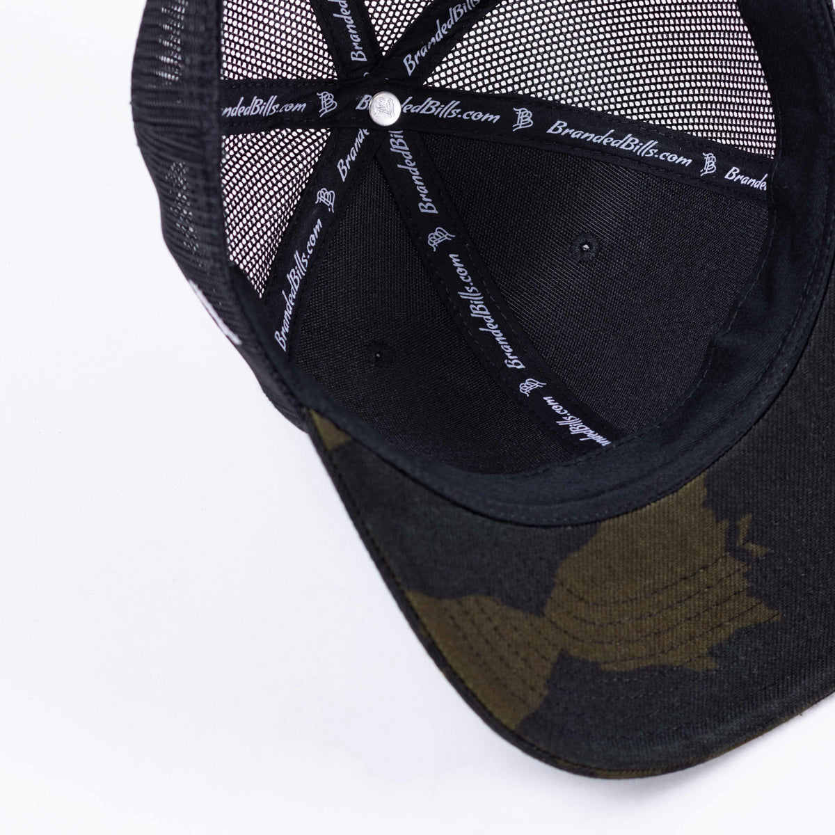 Bare Curved Trucker Midnight Camo 