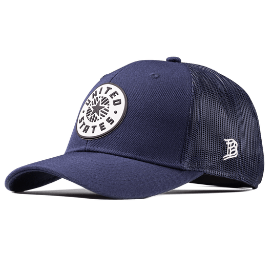 Anthem PVC Curved Trucker Navy