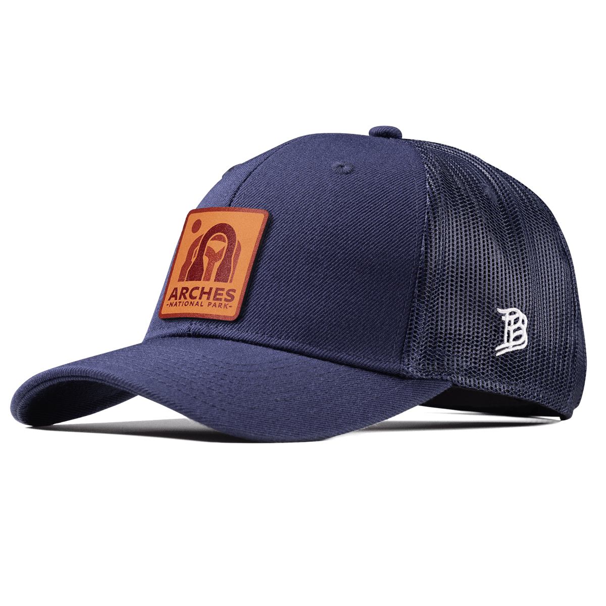 Arches National Park Curved Trucker Navy