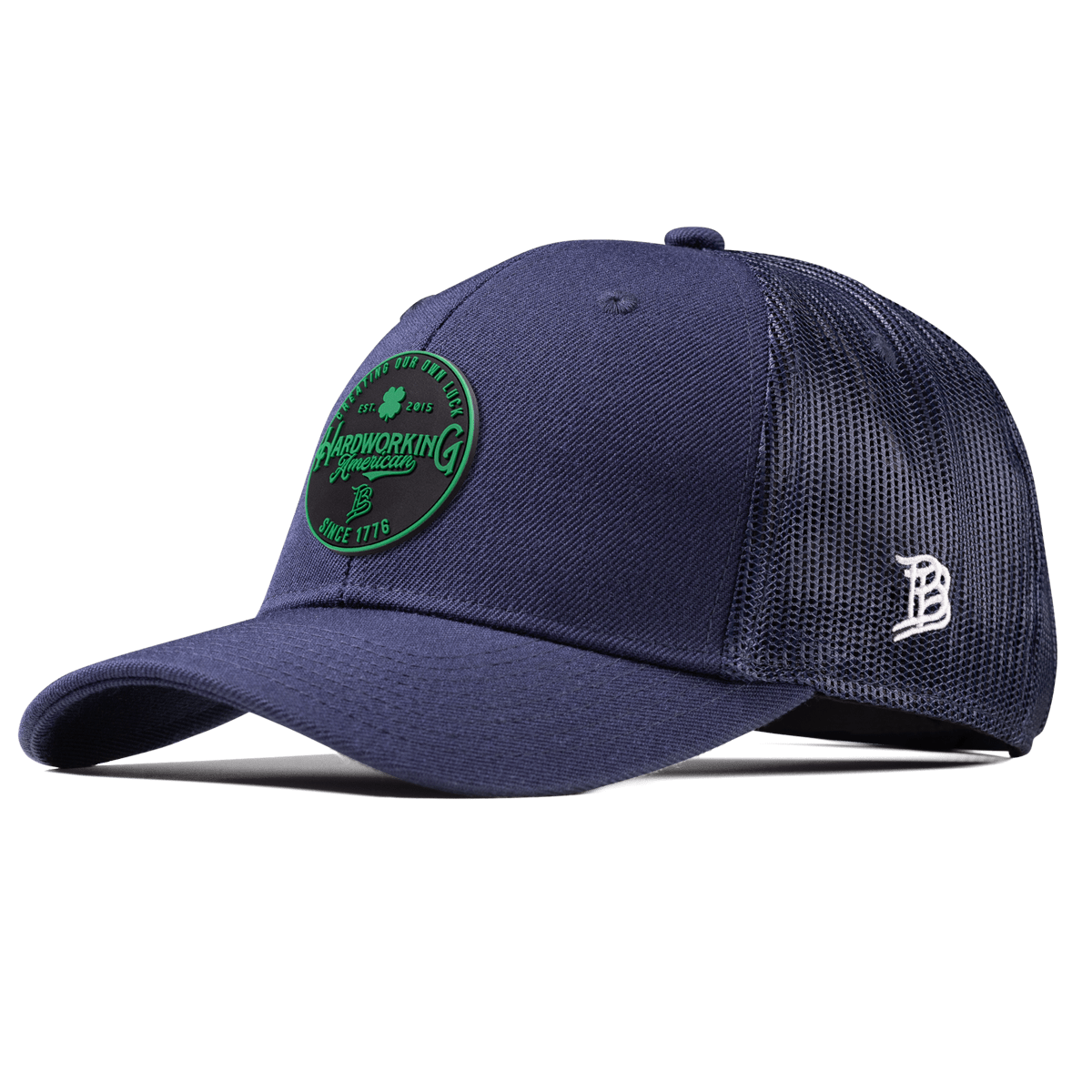 Create Your Luck Curved Trucker Navy