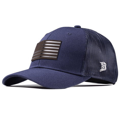 Old Glory Midnight Curved Trucker Navy