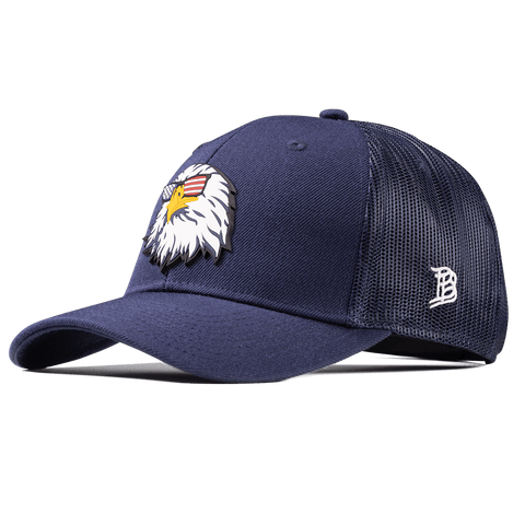 Party Eagle PVC Curved Trucker Navy