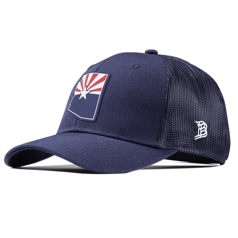 Arizona Patriot Series Curved Trucker Navy