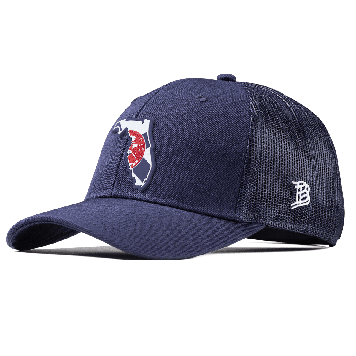 Florida Patriot Series Curved Trucker Navy