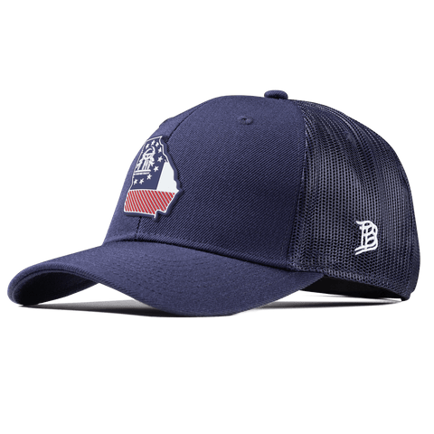 Georgia Patriot Series Curved Trucker Navy