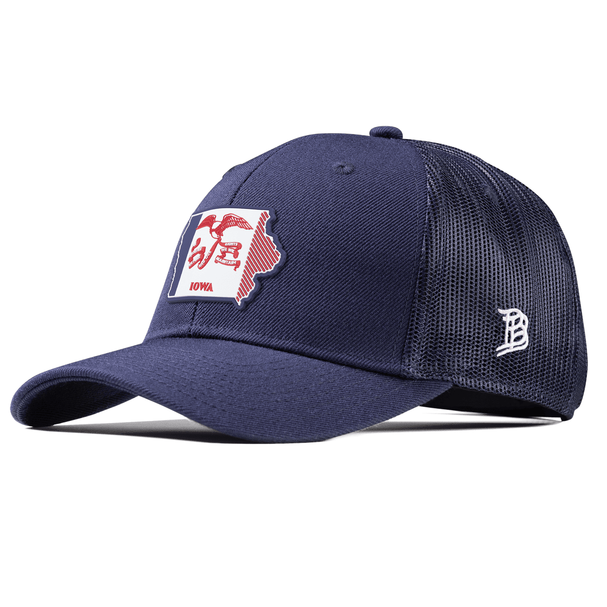 Iowa Patriot Series Curved Trucker Navy