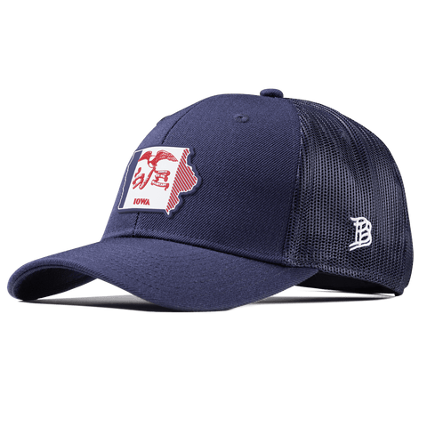 Iowa Patriot Series Curved Trucker Navy