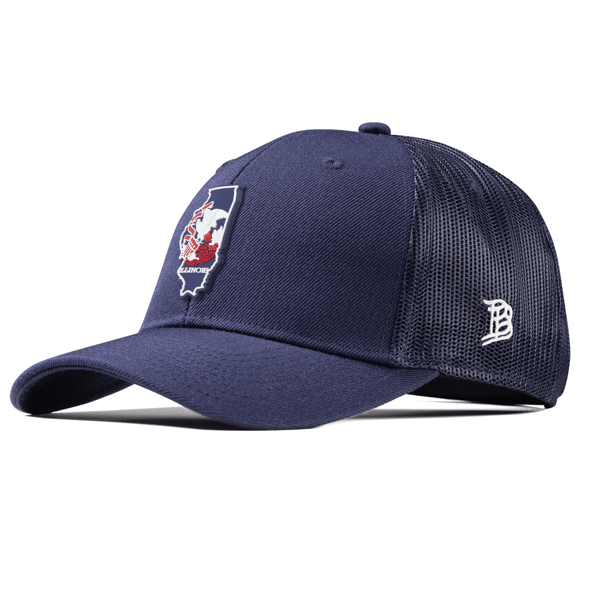 Illinois Patriot Series Curved Trucker Navy