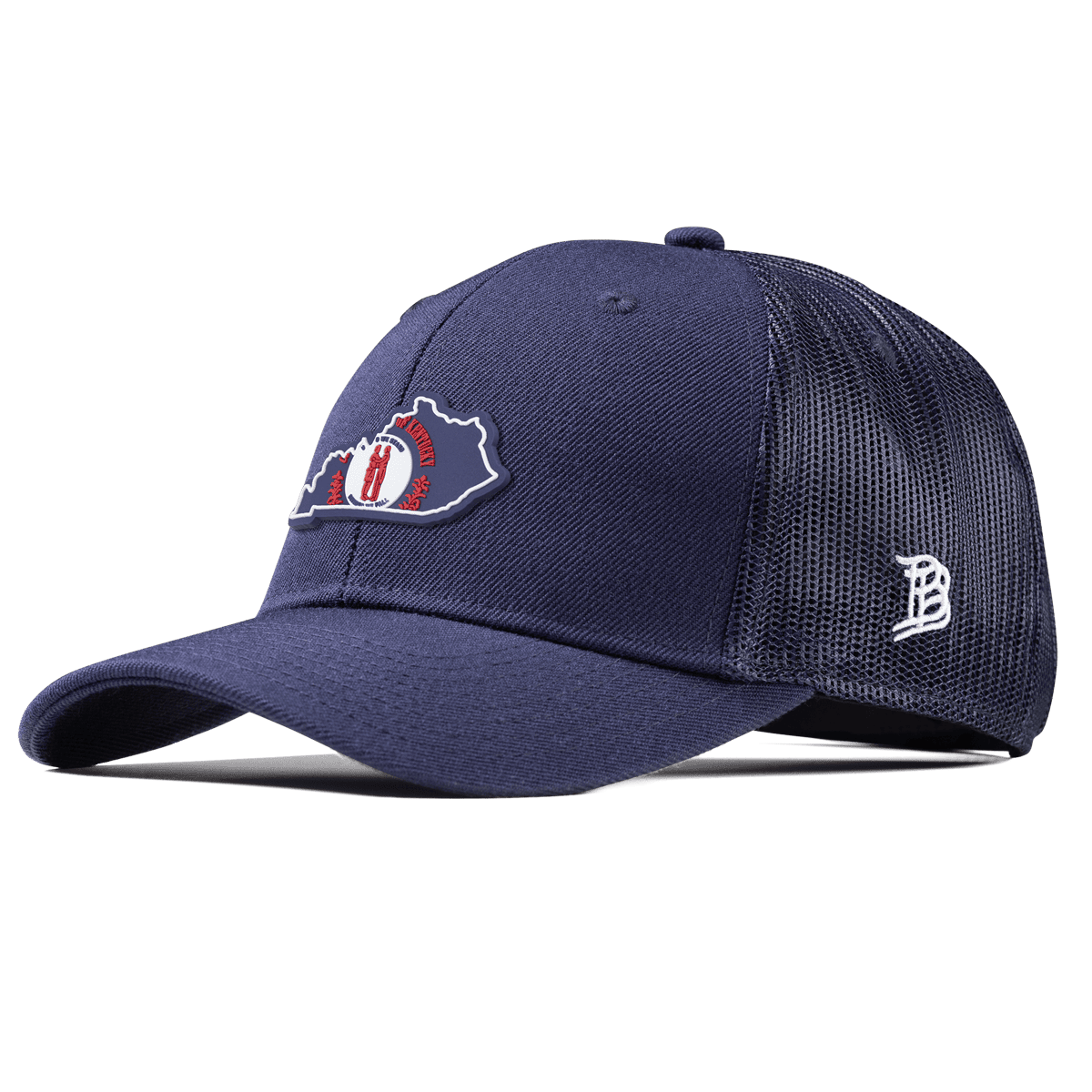 Kentucky Patriot Series Curved Trucker Navy