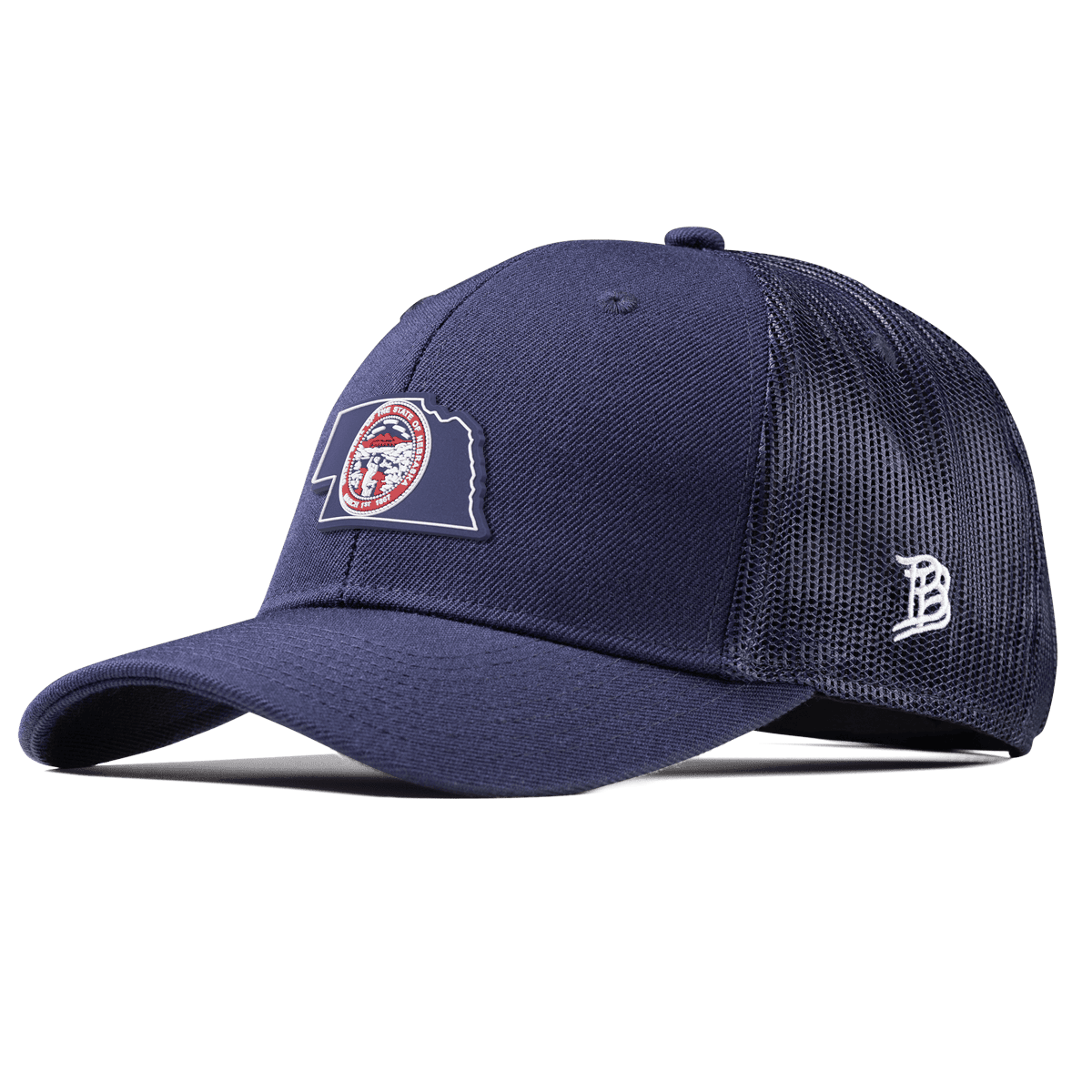 Nebraska Patriot Series Curved Trucker Navy