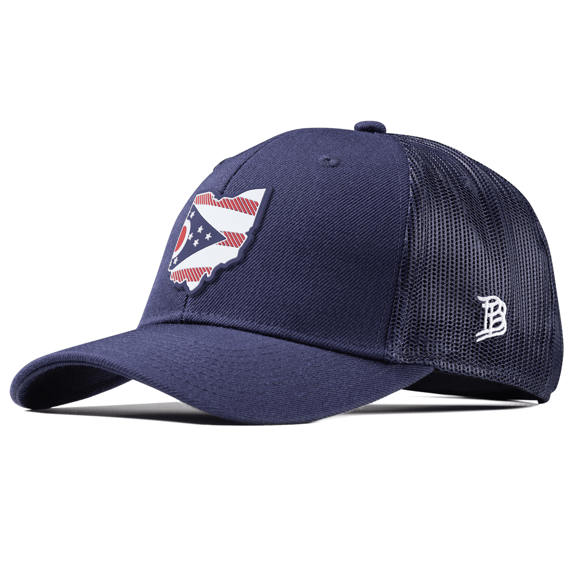 Ohio Patriot Series Curved Trucker Navy