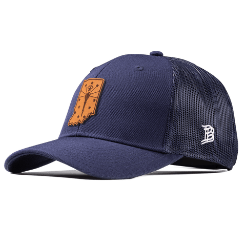 Indiana 19 Curved Trucker Navy
