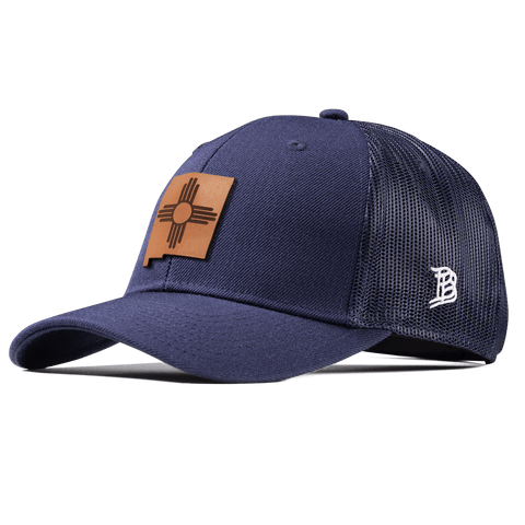 New Mexico 47 Curved Trucker Navy