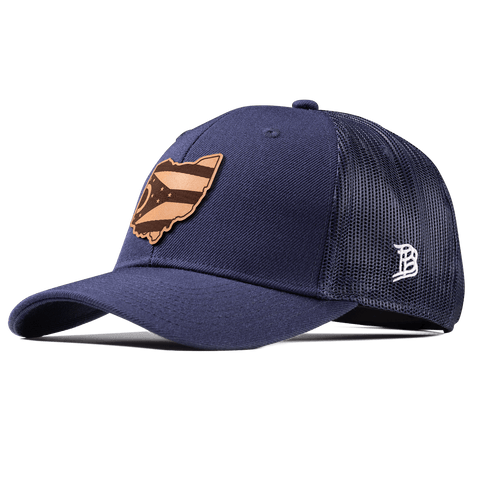 Ohio 17 Curved Trucker Navy