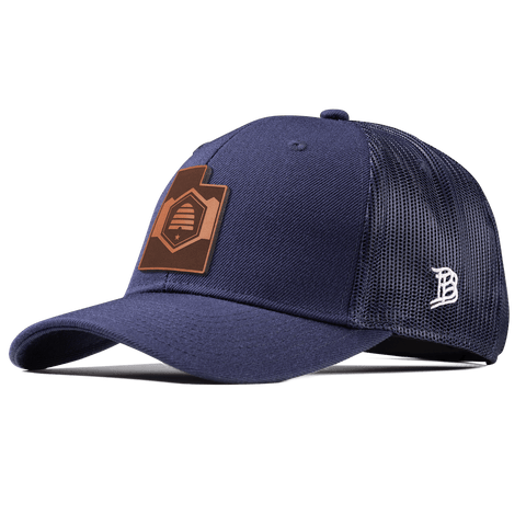Utah 45 Curved Trucker Navy