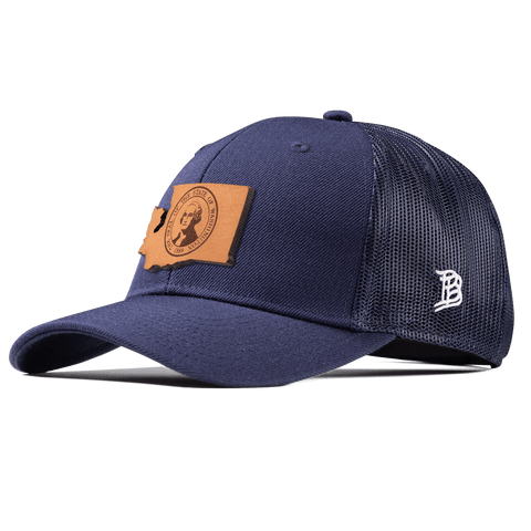 Washington 42 Curved Trucker Navy