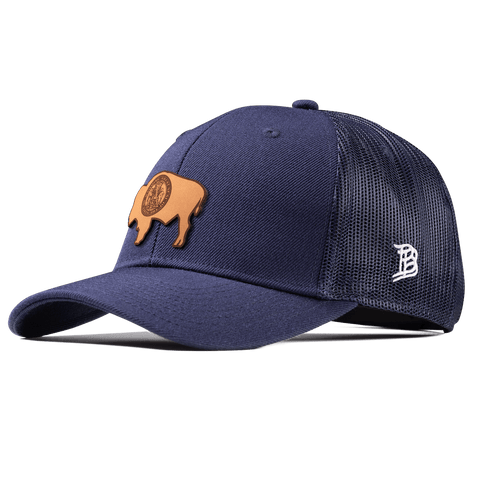 Wyoming 44 Curved Trucker Navy