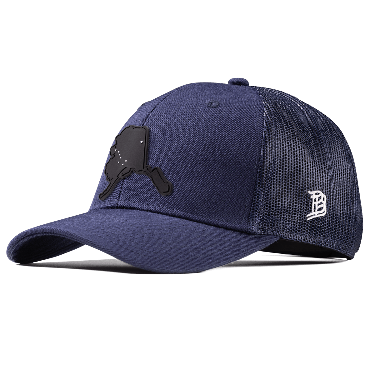 Alaska Vintage Curved Trucker  Navy