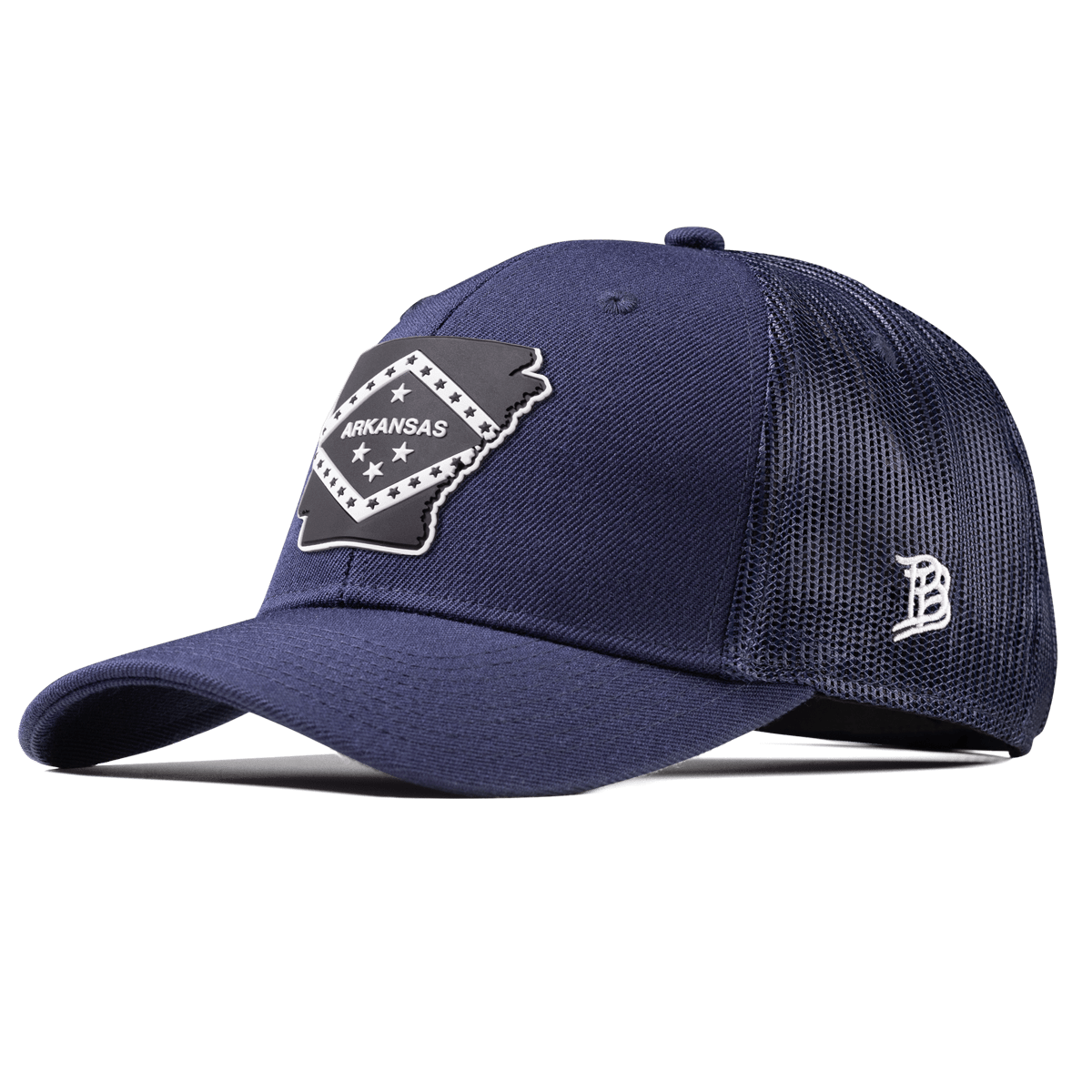 Arkansas Vintage Curved Trucker  Navy