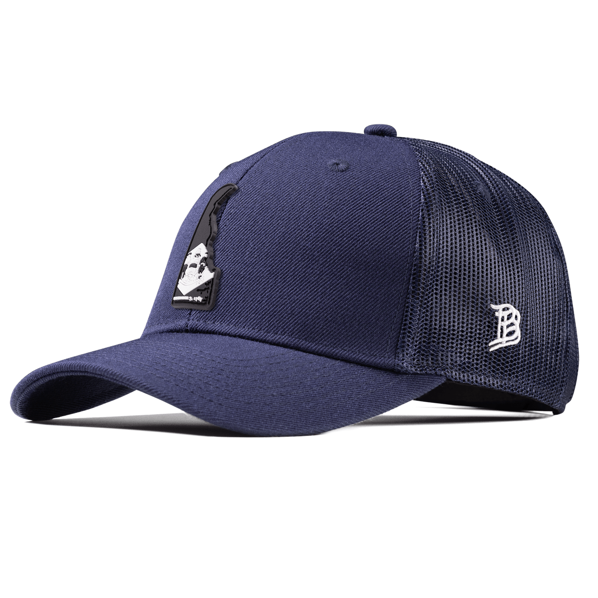 Delaware Vintage Curved Trucker  Navy