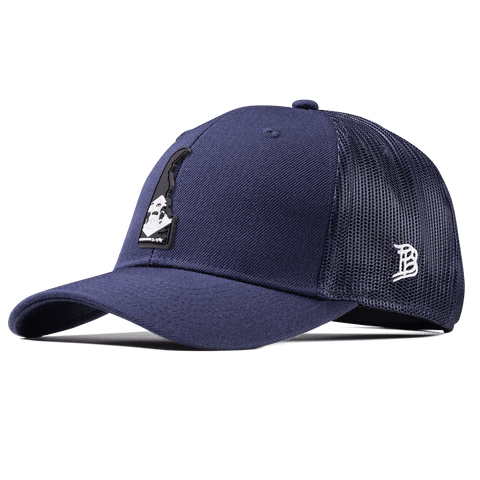 Delaware Vintage Curved Trucker  Navy