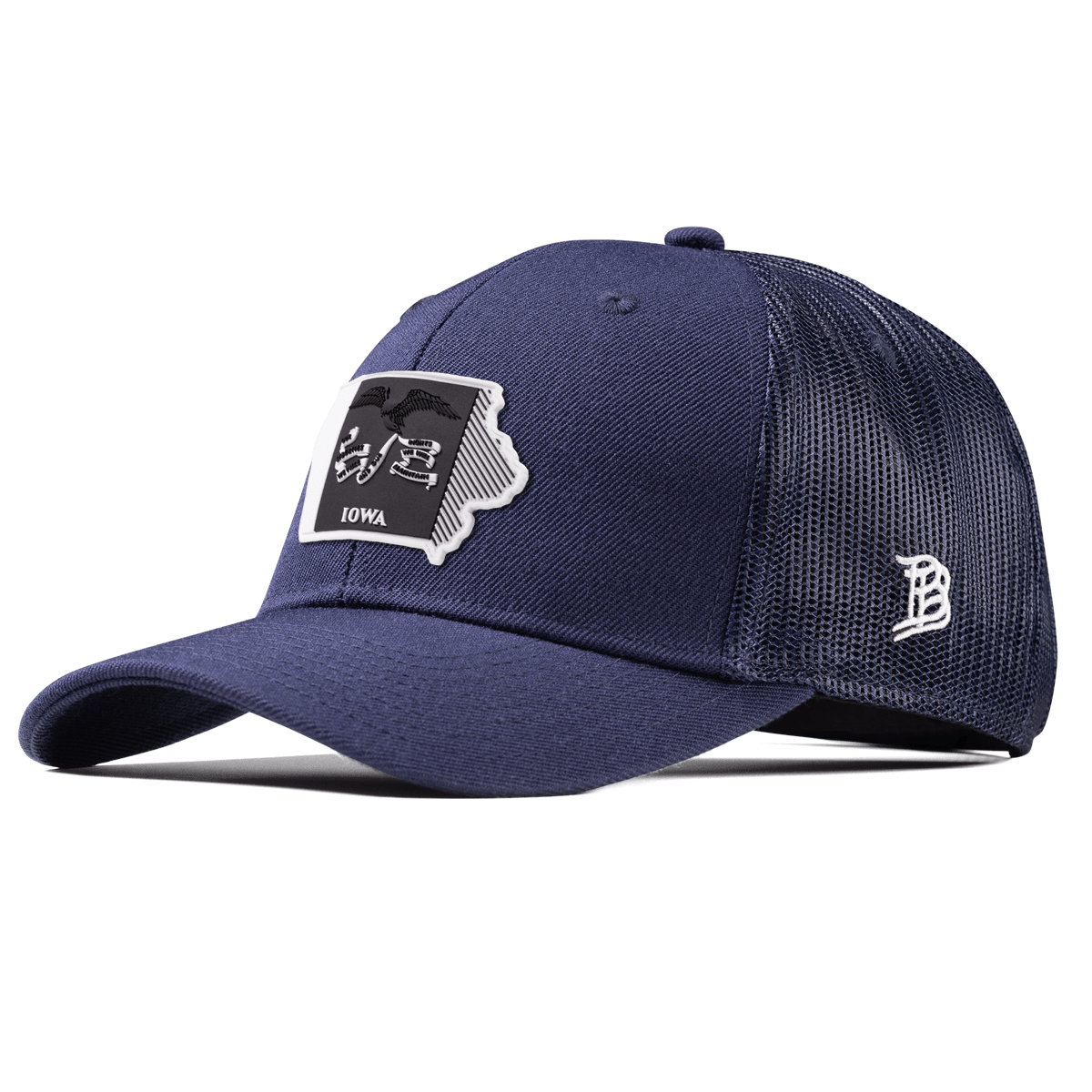 Iowa Vintage Curved Trucker  Navy
