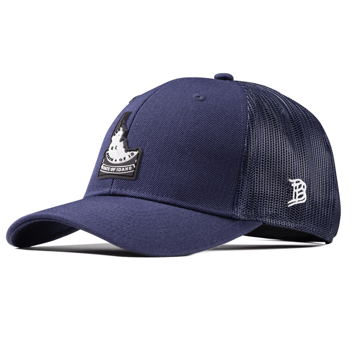 Idaho Vintage Curved Trucker  Navy