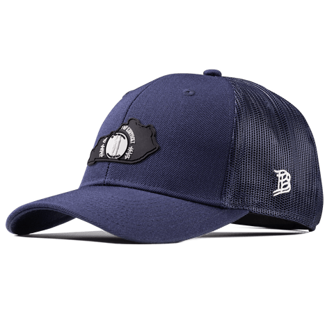 Kentucky Vintage Curved Trucker  Navy