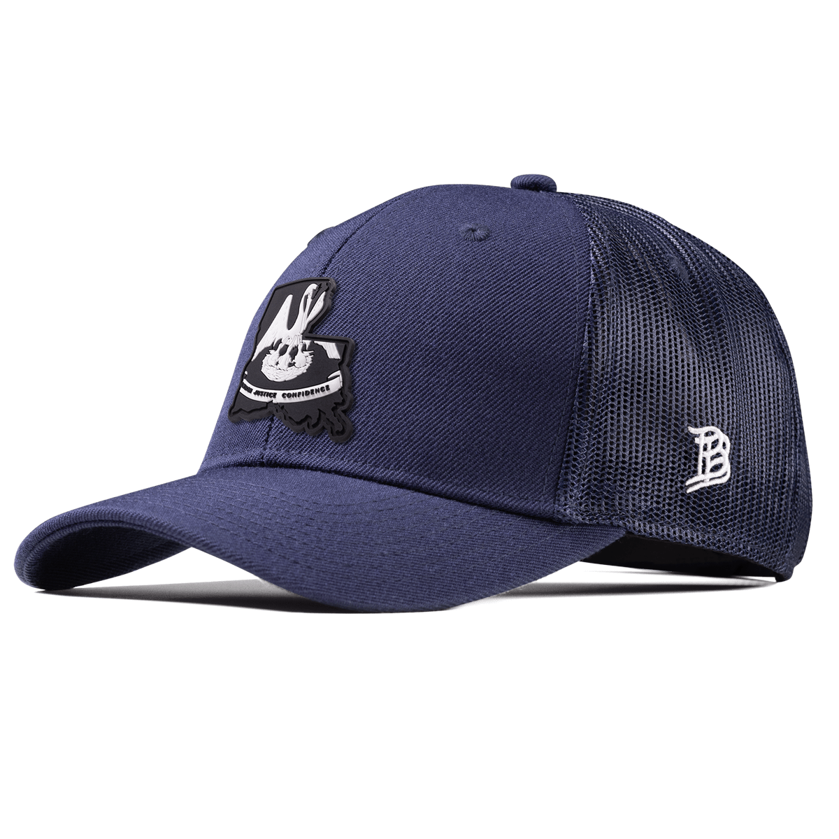 Louisiana Vintage Curved Trucker  Navy