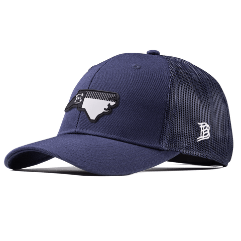 North Carolina Vintage Curved Trucker  Navy