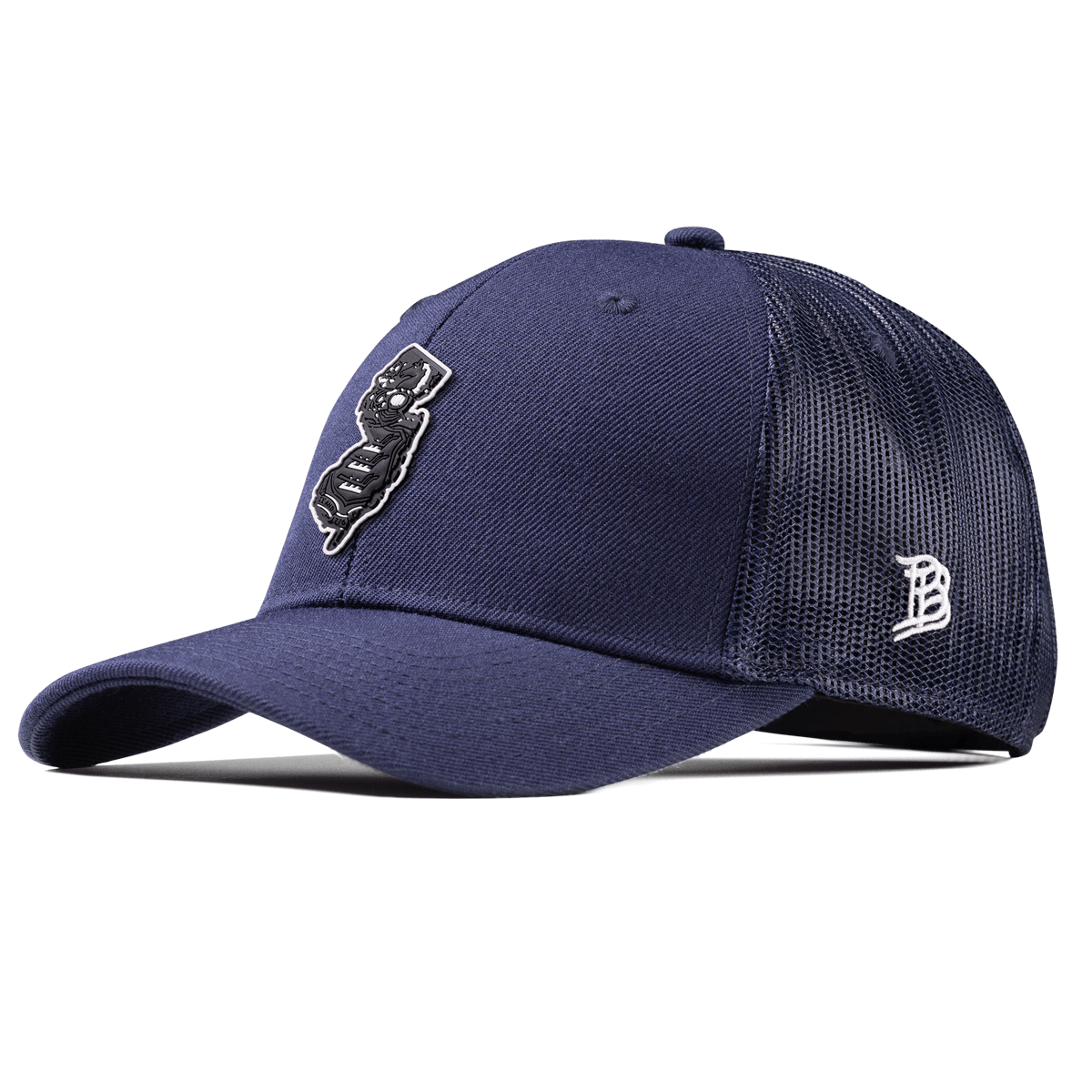 New Jersey Vintage Curved Trucker  Navy