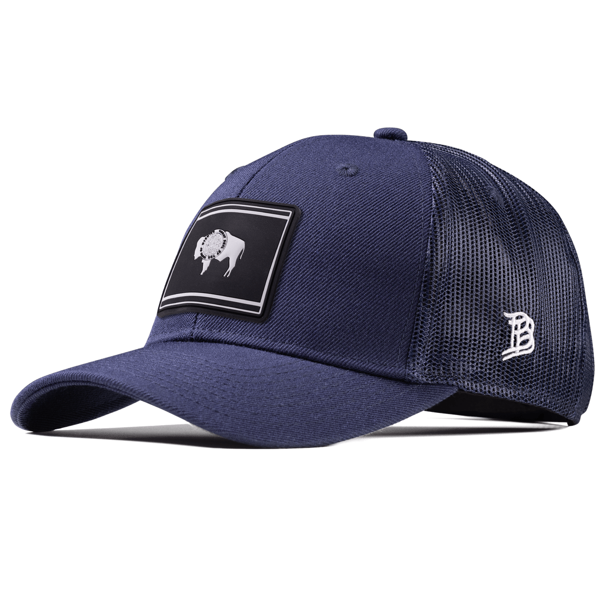 Wyoming Vintage Curved Trucker  Navy