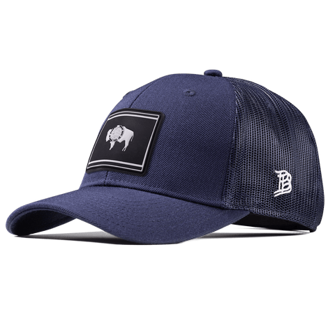 Wyoming Vintage Curved Trucker  Navy
