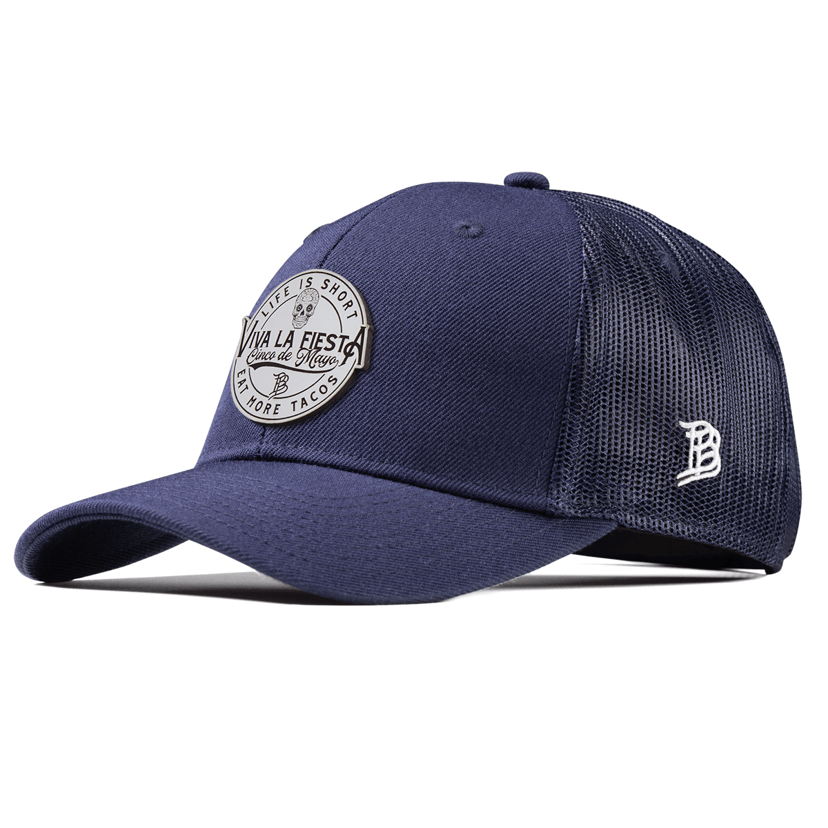 Branded Fiesta Curved Trucker Navy